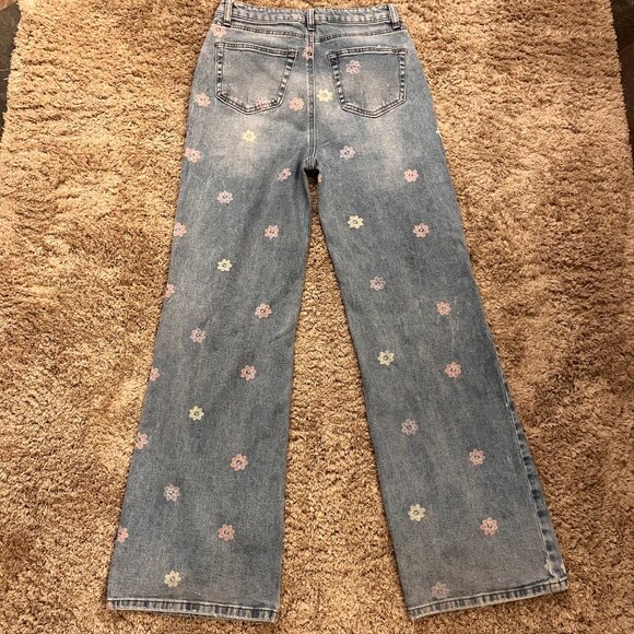 Tinseltown Juniors High Rise Wide-Leg Jeans Size 11 - Picture 13 of 14